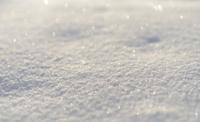 Background of natural snow texture