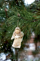 Christmas toy angel