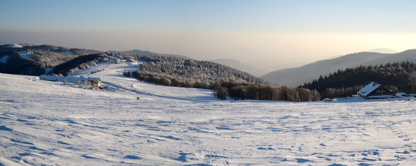 Station de ski du Ballon d'Alsace neige 