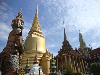 Fototapeta premium Gran Palacio Real de Bangkok, Tailandia - Thailand, Bangkok Grand Palace