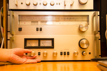Fototapeta premium アンプ 操作