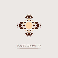 Vector geometric symbol