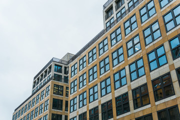 Fototapeta premium Exterior of modern urban office buildings