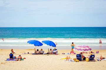 Fototapeta na wymiar Noosa beach in australia