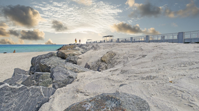 Miami South Beach Point Pier Beautiful Sky