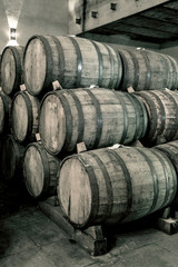 Wine barrels