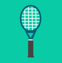 Tennis racket icon.