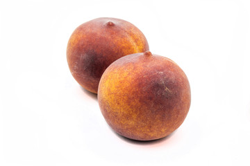 Pair of peach isolated