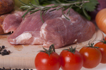 fresh pork meat