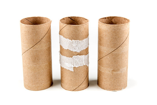 Empty Toilet Paper Rolls Three Toilet Paper Tubes Paper Waste For Recycling  Stock Illustration - Download Image Now - iStock, Toilet Paper Tubes 