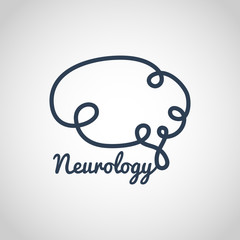 neurology logo vector icon template