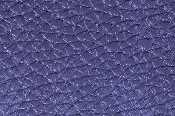 Fototapeta na wymiar Deep blue leather texture, leather background for design with copy space for text or image. Pattern of leather that occurs natural.