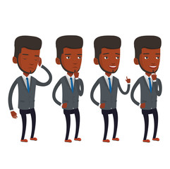 Businessman during business planning.