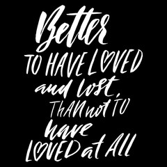 Hand lettered inspirational quote. Hand brushed ink lettering. Modern brush calligraphy. Vector illustration.