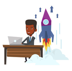 Business start up vector illustration.