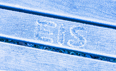 Eisbuchstaben