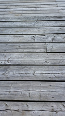 Fototapeta premium Weathered silver wooden decking