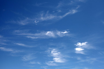 Beautiful sky with white cloud