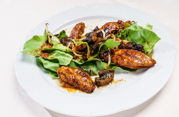 salad with chicken