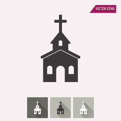 Church - vector icon.