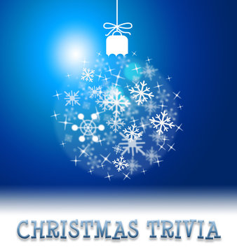 Christmas Trivia Showing Xmas Facts Yuletide Quiz