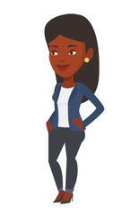 African-american female school teacher.