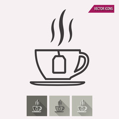 Tea - vector icon.