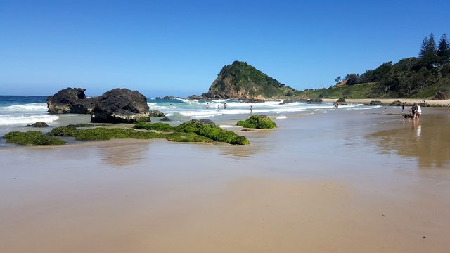 Plage de Port Macquarie, Nouvelle Galles Du Sud, Australie