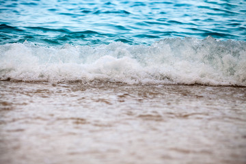 Zakynthos, Greece. Navaggio beach view. This is one of the most beautiful beaches in Greece. The water is extremely clear and the color is amazing. High resolution and quality