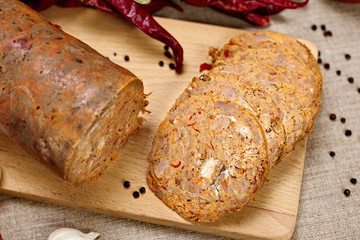 Kavurma on the table.