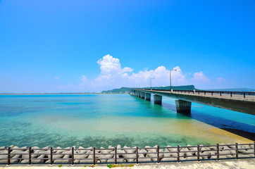 Obraz premium 浜比嘉大橋