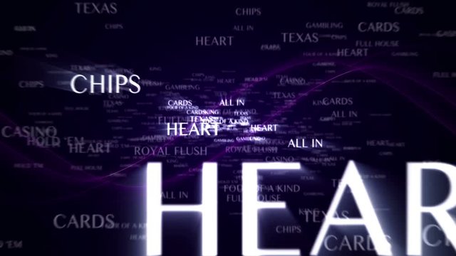 POKER TOURNAMENT Text Animation, Rendering, Background, Final Explosion with Green Screen, 4k
