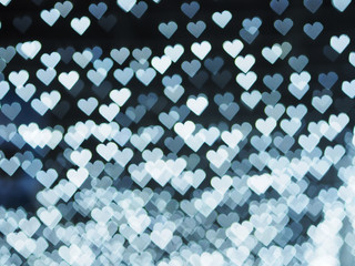 heart bokeh for Valentine's day background