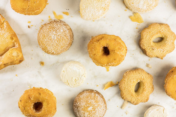 Mantecados, polvorones and other traditional Spanish cookies