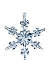 Snow flake isolated