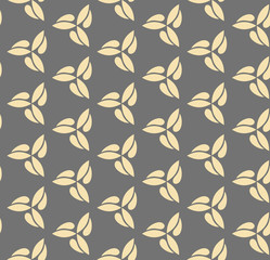 Seamless vector golden ornament. Modern background. Geometric pattern with repeating elements