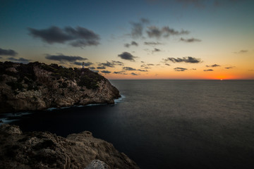 Obraz premium Sonnenuntergang am Meer