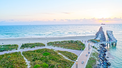 Sunrise South Point Park Pier Miami South Beach Sobe Florida