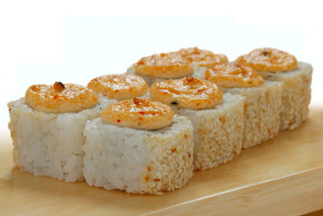 geisha spacy backed roll