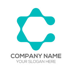 Infinity Letter C Abstract Geometric Logo Vector Design Business Template