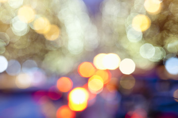 Abstract Blurred Background with Bokeh.
