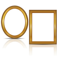frames gold color with shadow