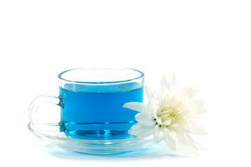 blue tea from Butterfly pea flower