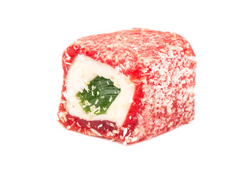 Red turkish delight lokum