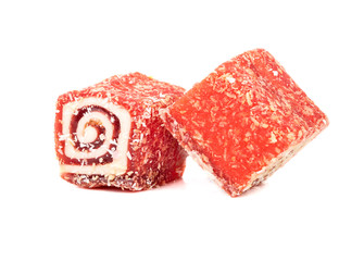 Red turkish delight lokum