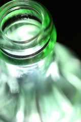 Glass bottle transparent