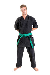 Martial arts student