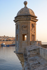 Obraz premium The Guard tower (the Gardjola) of the Singlea bastion. Malta.