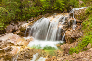 waterfall in poellat velley
