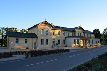 Fototapeta na wymiar Kętrzyn-stacja kolejowa/Ketrzyn-railway station, Masuria, Poland